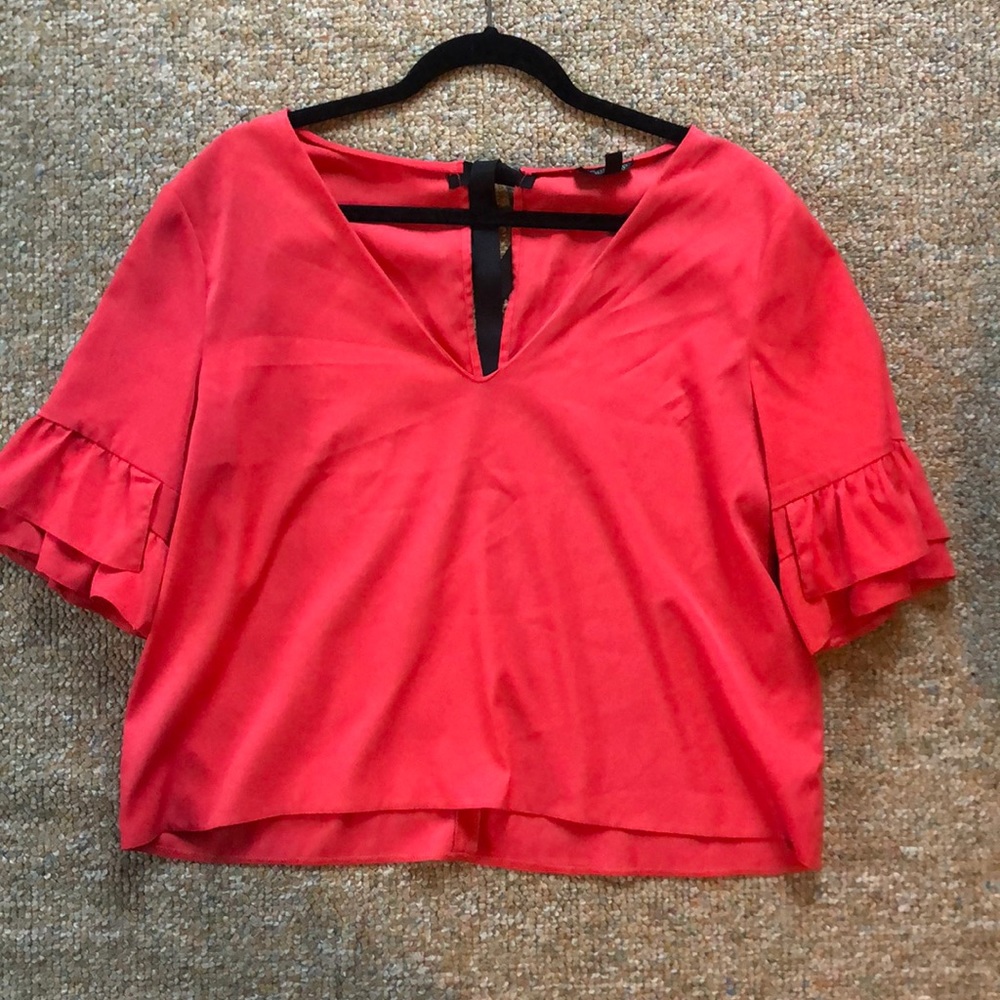 Coral Blouse